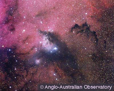 Reflections on NGC 6188 — APOD for 1999-08-25
