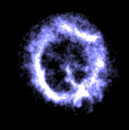 APOD: 1999 December 09 – X-ray Hot Supernova Remnant in the SMC
