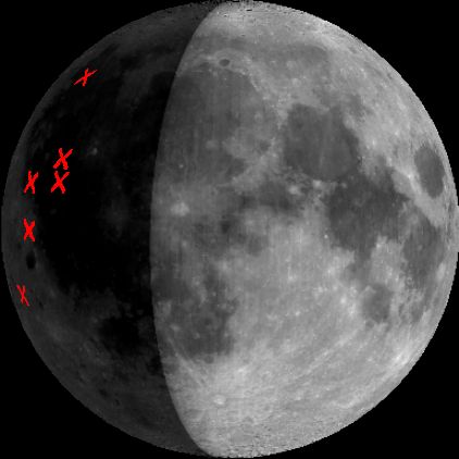 APOD: 1999 December 08 – Moon Struck