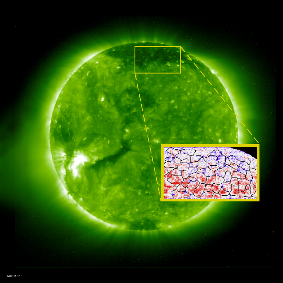 APOD: 1999 February 08 – The Solar Wind Emerges