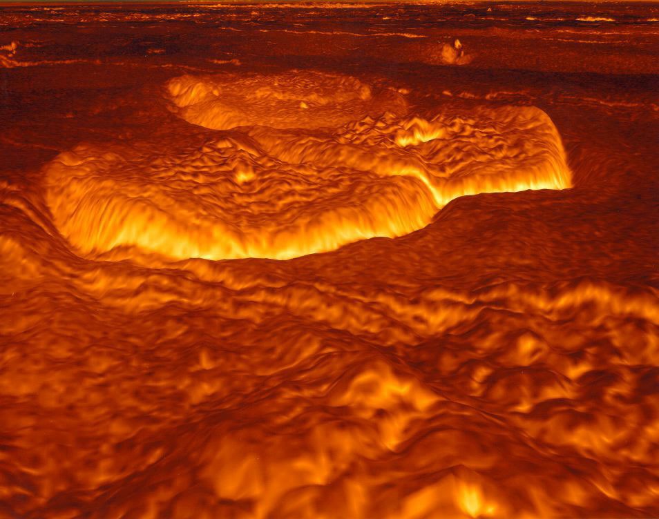 Venus Once Molten Surface — APOD for 1999-01-10