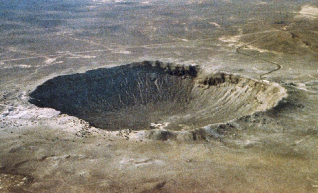 Barringer Crater on Earth — APOD for 1999-07-11