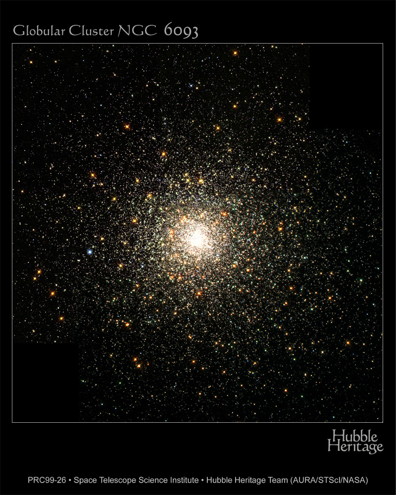 APOD: 1999 July 07 – M80: A Dense Globular Cluster