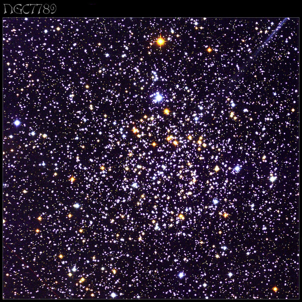 NGC 7789: Galactic Star Cluster — APOD for 1999-07-09