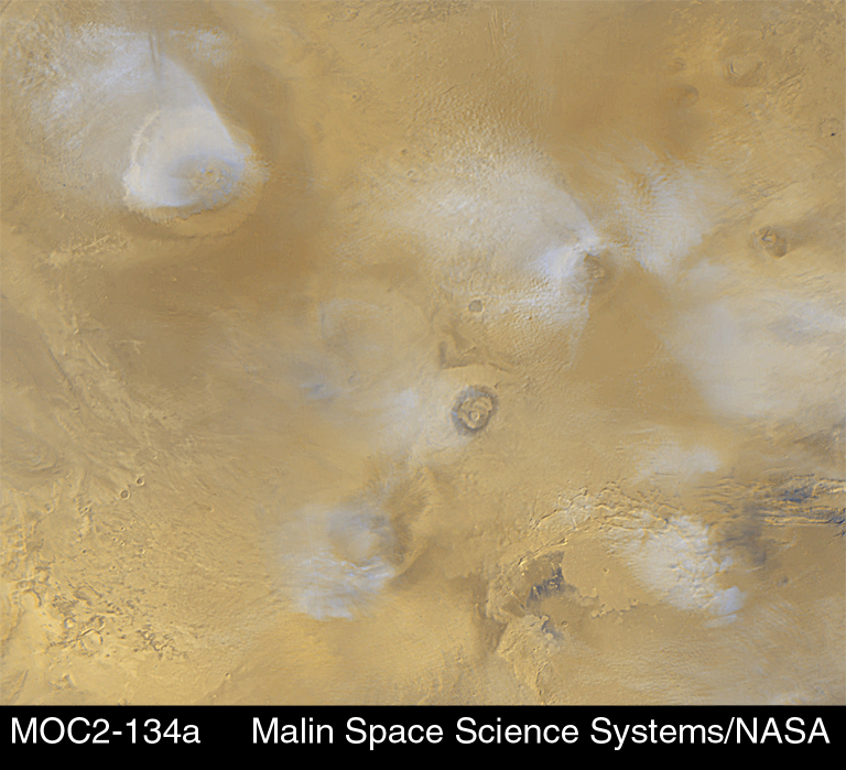 APOD: 1999 June 18 – Tharsis Volcanos