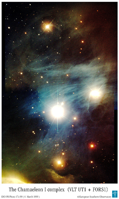 APOD: 1999 March 23 – A Chamaeleon Sky