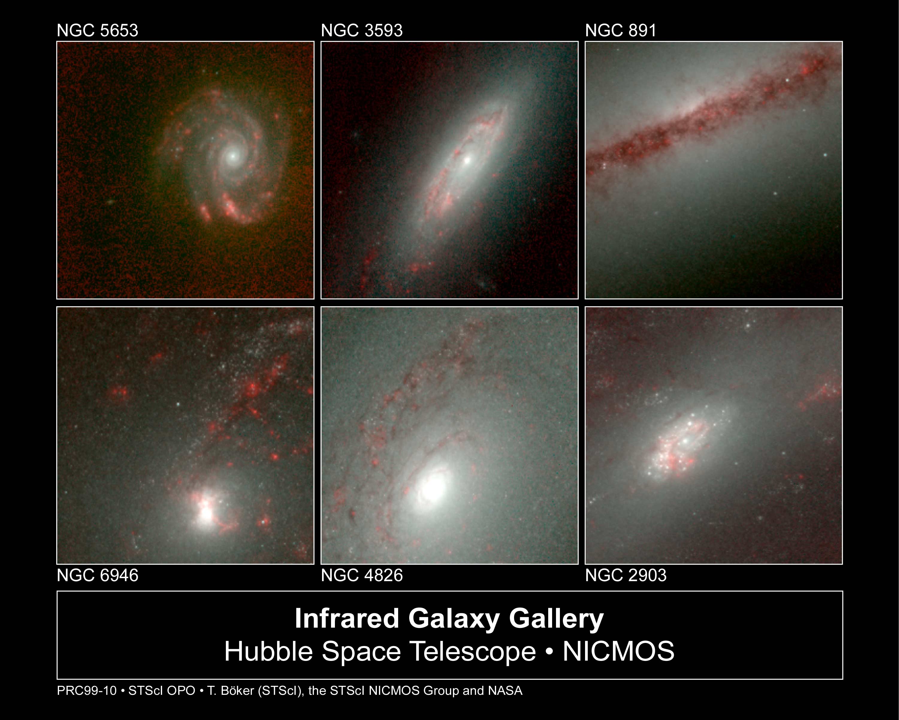 APOD: 1999 March 22 – An Infrared Galaxy Gallery