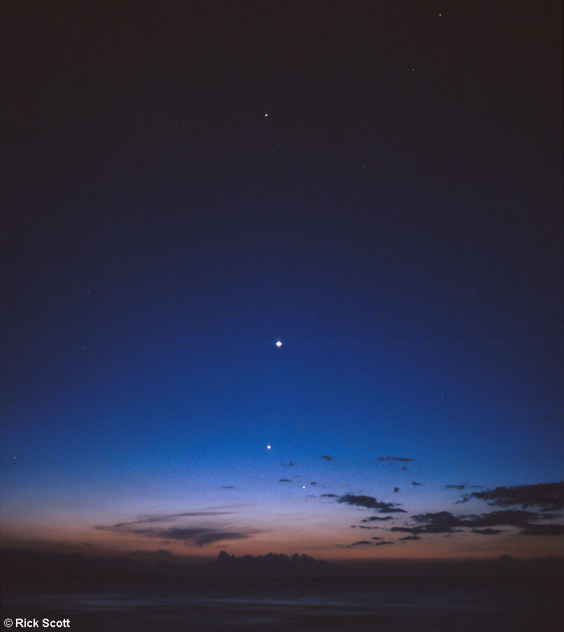 APOD: 1999 March 25 – March of the Planets