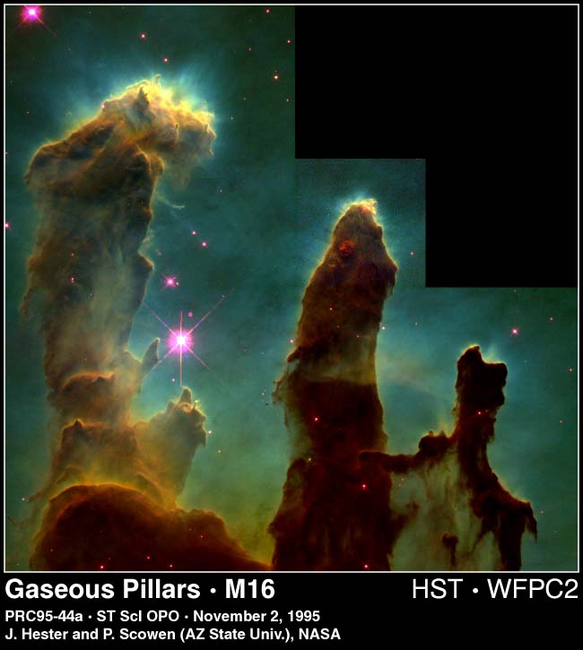 APOD: 1999 May 02 – Stars from Eagle’s Eggs