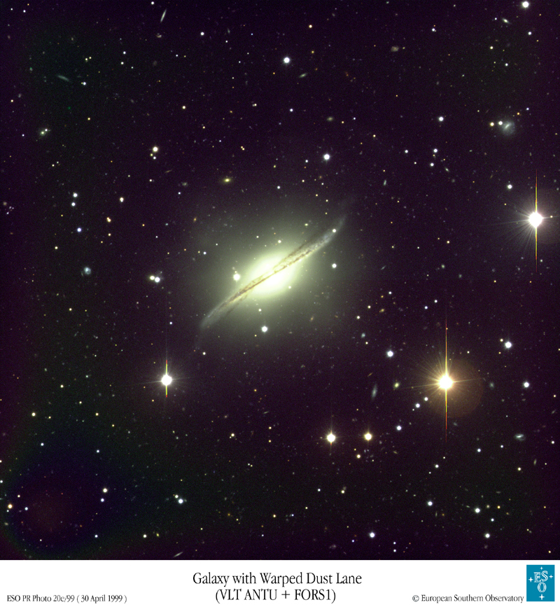 APOD: 1999 May 12 – Warped Spiral Galaxy ESO510 13