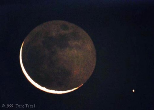 APOD: 1999 November 11 – Mercury And The Moon