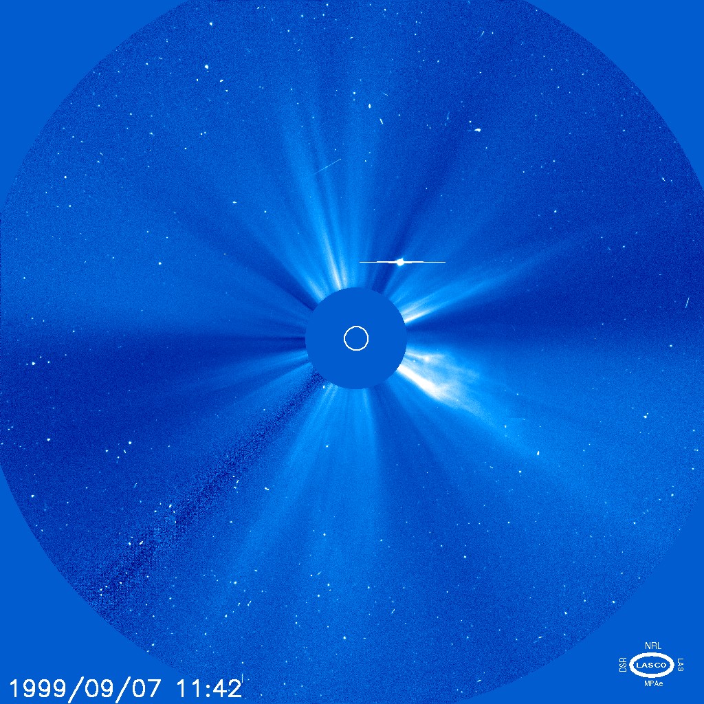 APOD: 1999 September 08 – A Superior Conjunction Of Mercury