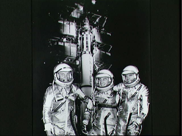 Mercury Astronauts and a Redstone — APOD for 1999-09-18