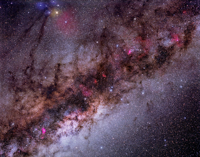 APOD: 1999 September 27 – Our Galaxy in Stars, Gas, and Dust
