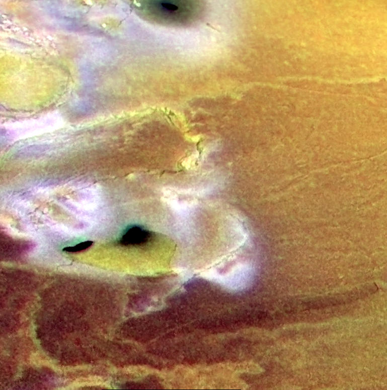 APOD: 2000 April 27 – Calderas And Cliffs Near Io’s South Pole