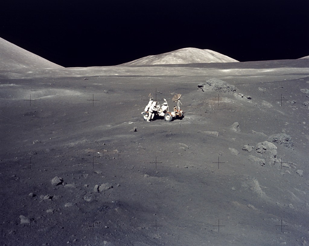 APOD: 2000 December 09 – Apollo 17 Lunarscape: A Magnificent Desolation