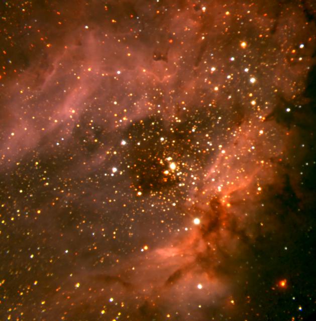 APOD: 2000 December 11 – Composing the Omega Nebula