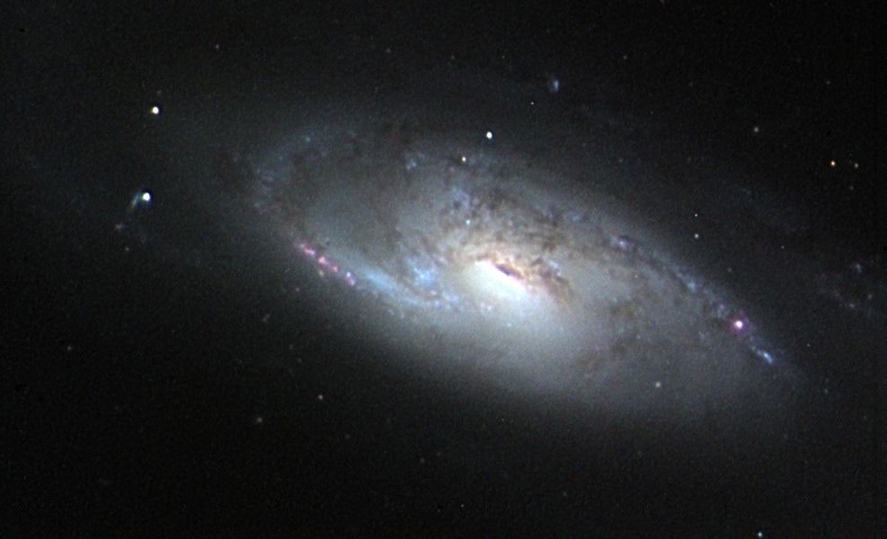 M106: A Spiral Galaxy with a Strange Core — APOD for 2000-02-15