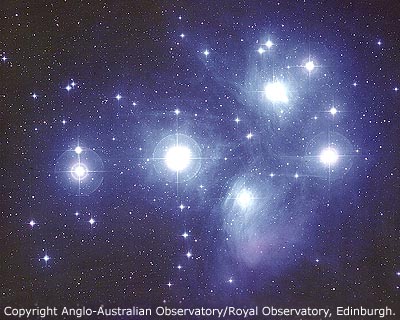 APOD: 2000 February 27 – The Pleiades Star Cluster