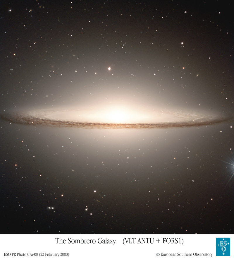 APOD: 2000 February 28 – The Sombrero Galaxy from VLT