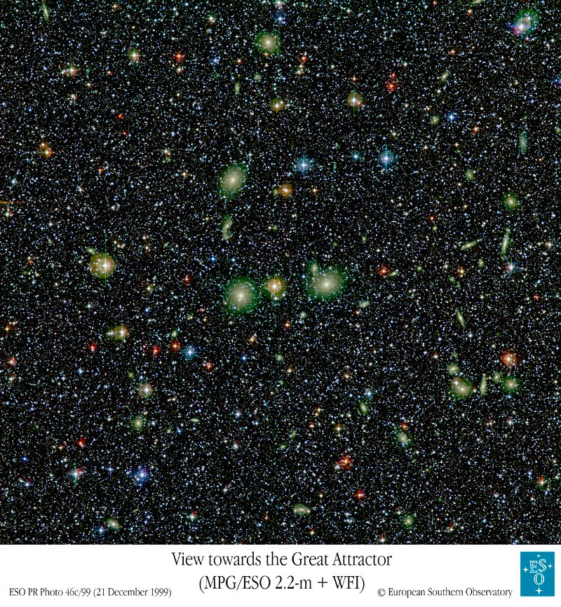 Galaxies Cluster Toward the Great Attractor — APOD for 2000-01-04