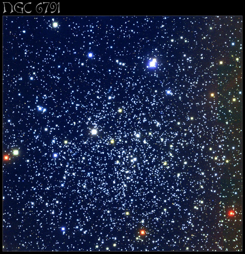 NGC 6791: An Old, Large Open Cluster — APOD for 2000-01-12