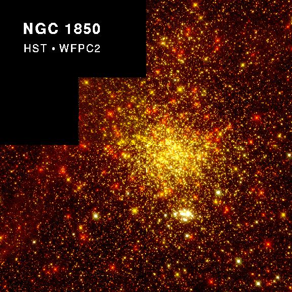 APOD: 2000 July 29 – NGC1850: Star Cluster in the LMC