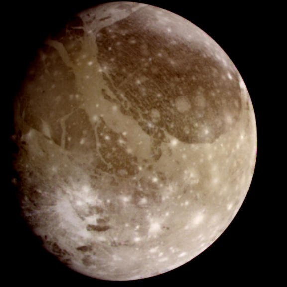 APOD: 2000 June 20 – Ganymede: The Largest Moon in the Solar System