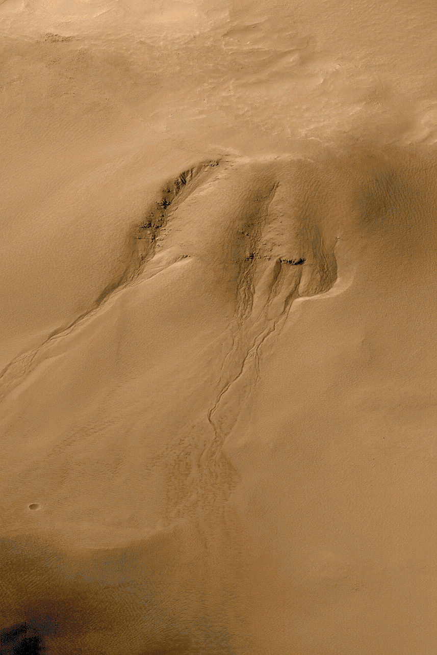 APOD: 2000 June 23 – The Gullies Of Mars
