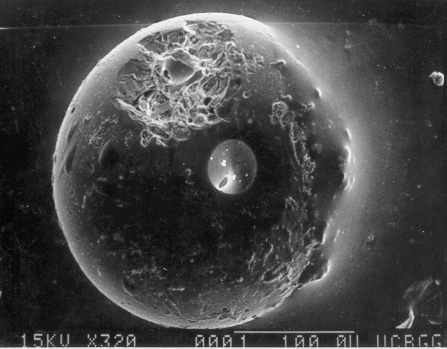 APOD: 2000 March 22 – A Spherule from Outer Space