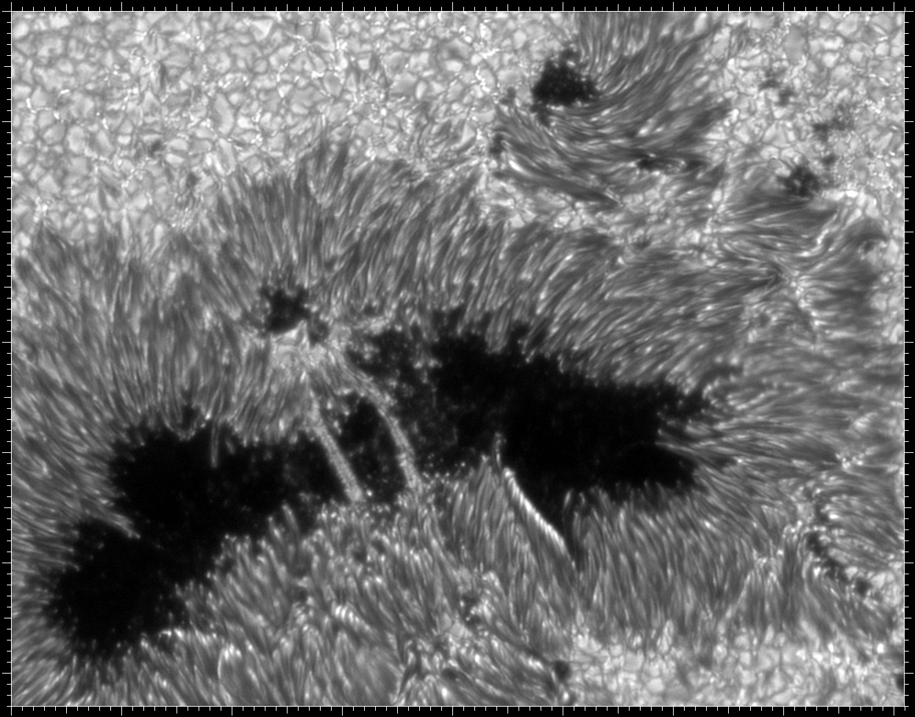 APOD: 2000 May 22 – Light Bridges on the Sun