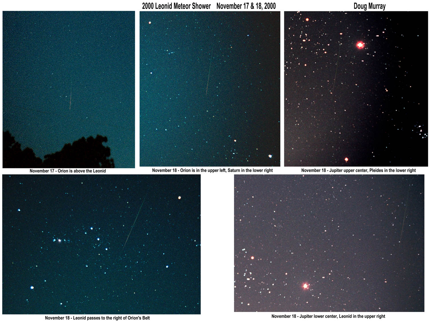 APOD: 2000 November 20 – A 2000 Leonid Through Orion