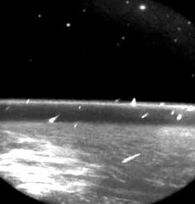 Leonids from Orbit — APOD for 2000-11-29