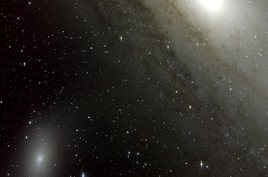 APOD: 2000 October 23 – Dwarf Elliptical Galaxy NGC 205 in the Local Group