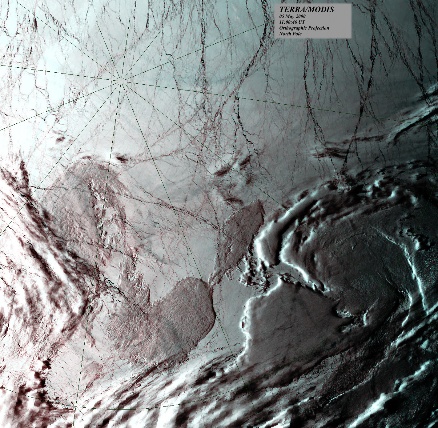 APOD: 2000 October 20 – North Pole Below