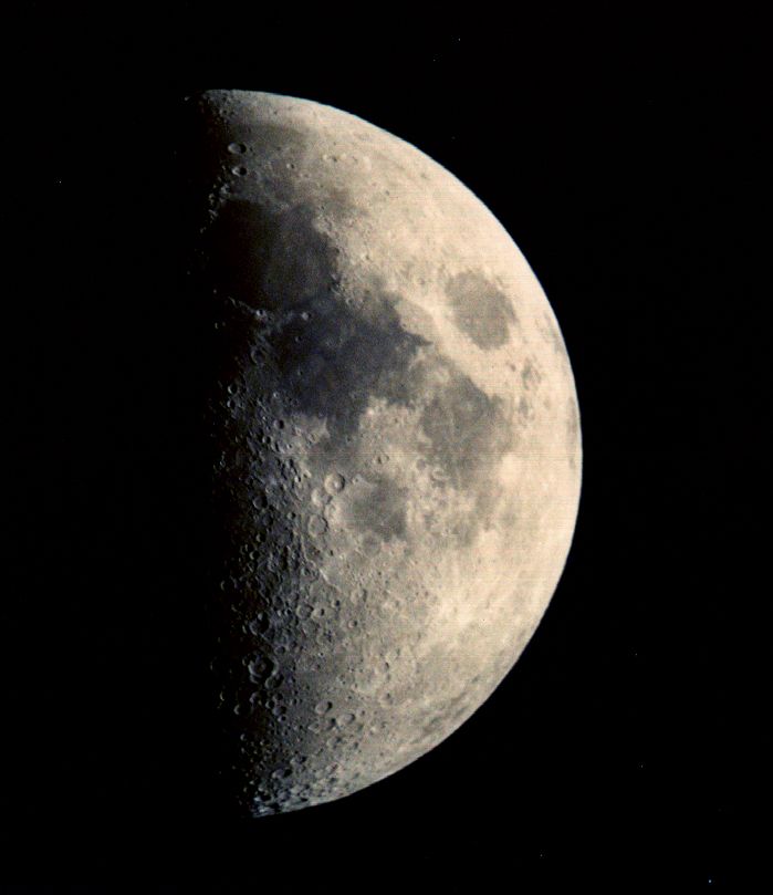 APOD: 2001 April 28 – The Moon and All the Crashes