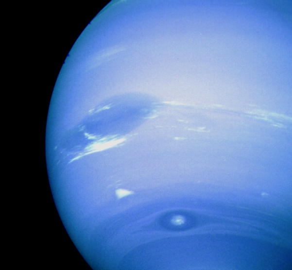 APOD: 2001 August 21 – Dark Spots on Neptune