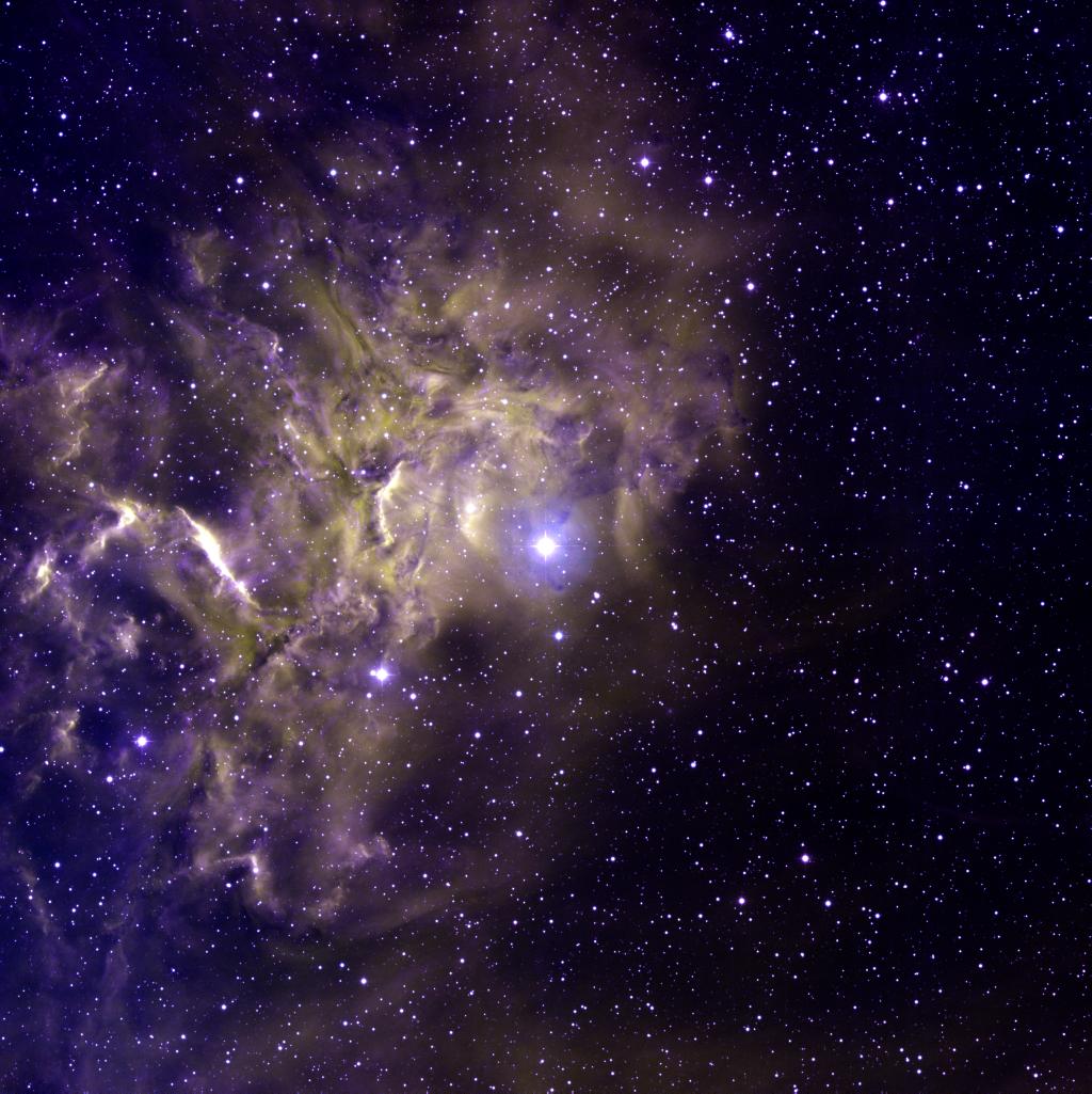 APOD: 2001 December 4 – AE Aurigae: The Flaming Star