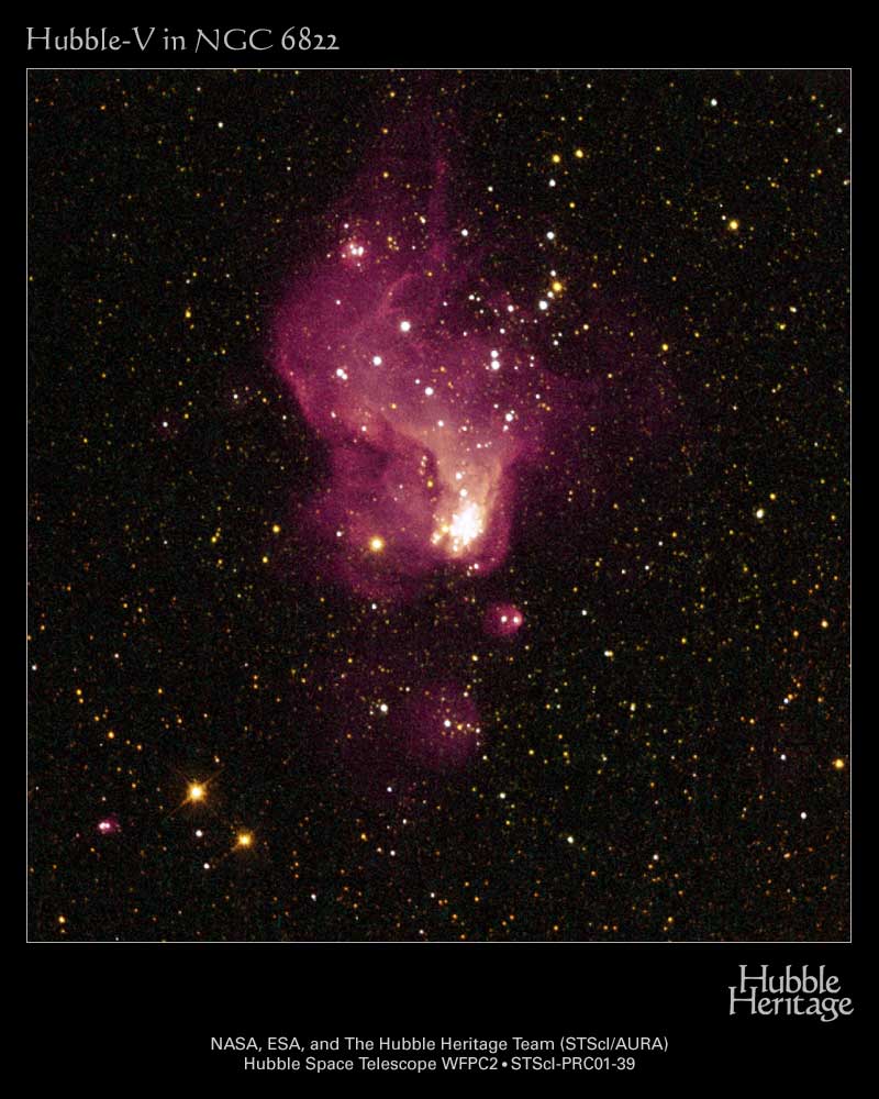 APOD: 2001 December 25 – Star Forming Region Hubble V