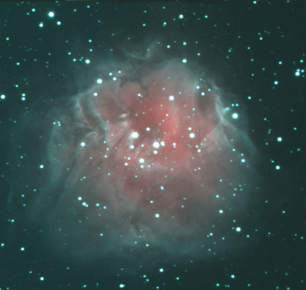 APOD: 2001 December 18 – Sharpless 212 in Hydrogen and Sulfur