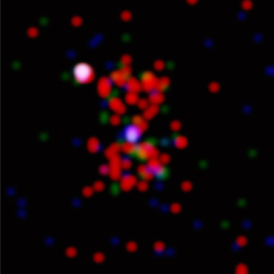 APOD: 2001 February 22 – 3C294: Distant X Ray Galaxy Cluster