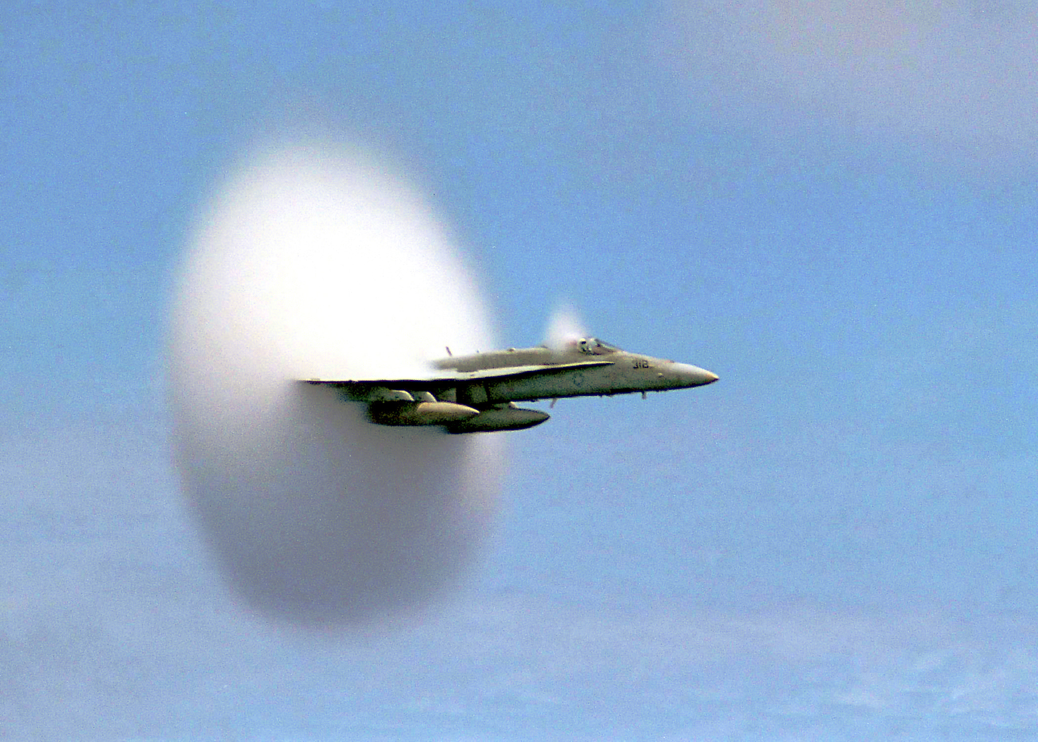 APOD: 2001 February 21 – A Sonic Boom