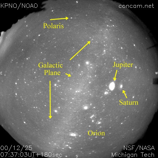 Watch the Sky Rotate — APOD for 2001-01-10
