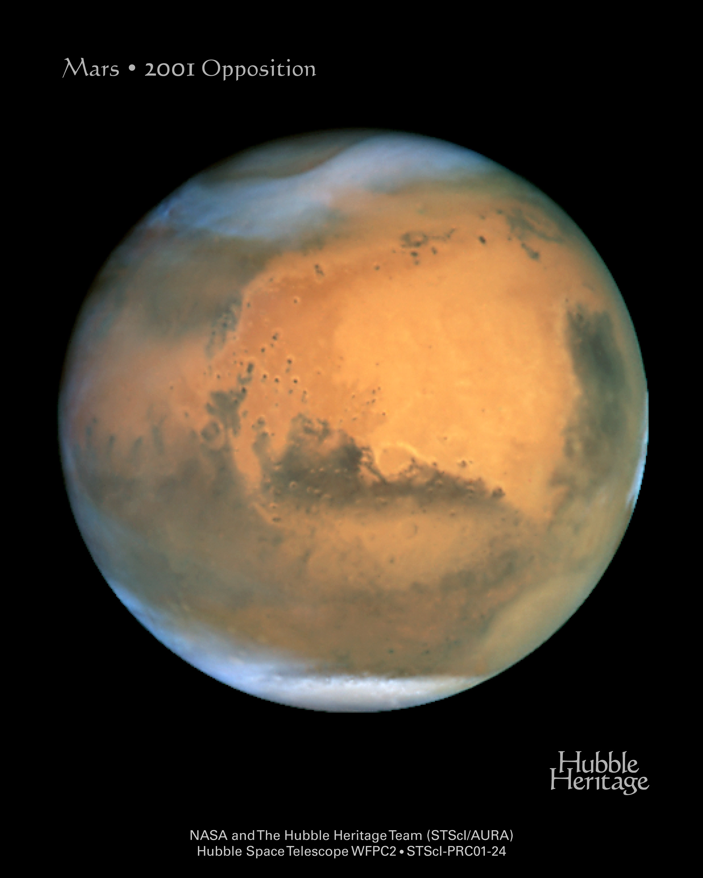APOD: 2001 July 18 – Mars from Earth