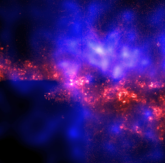 APOD: 2001 July 25 – Hot Gas Halo Detected Around Galaxy NGC 4631