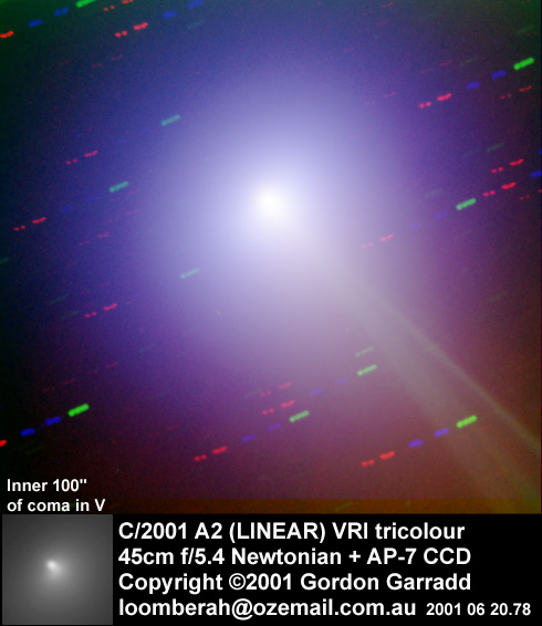 APOD: 2001 June 25 – A Brighter Comet LINEAR