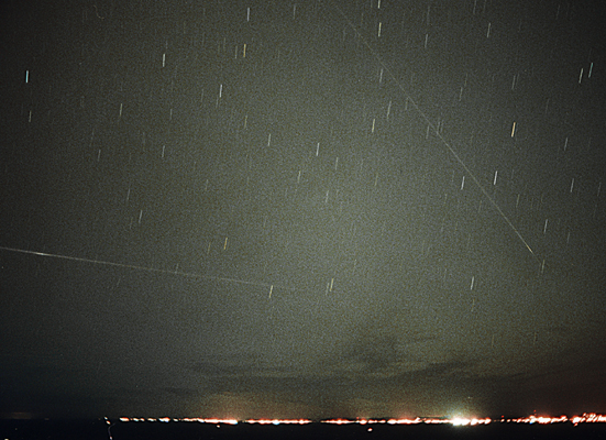 APOD: 2001 March 23 – Mir Flares Farewell