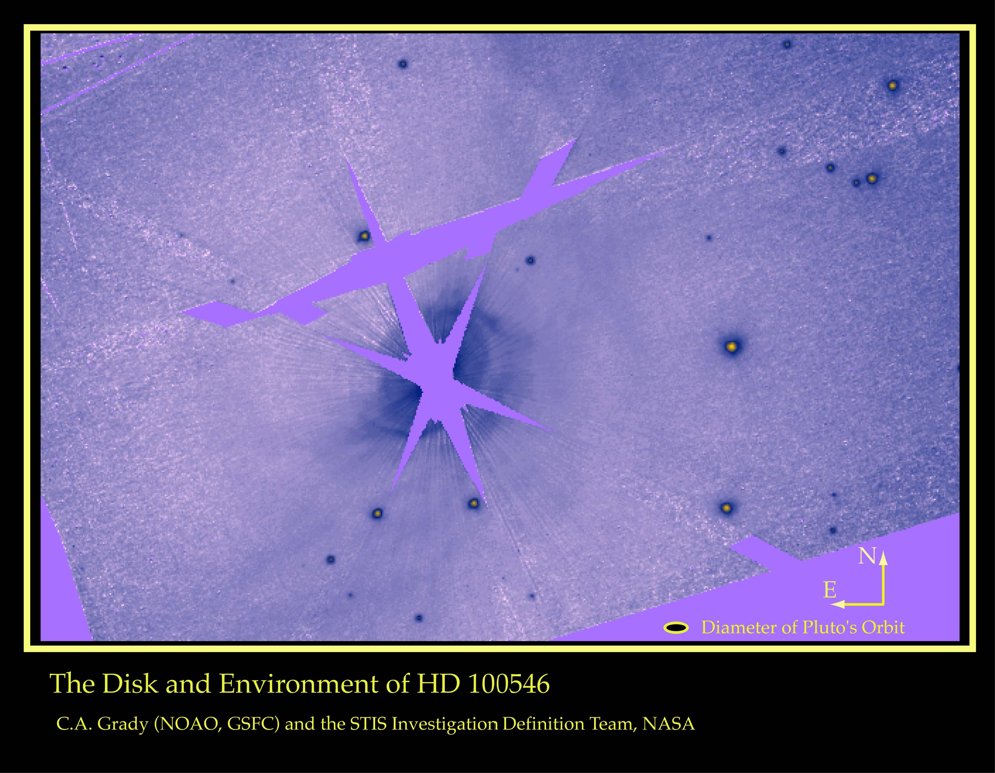 APOD: 2001 May 2 – Planet Building in HD 100546