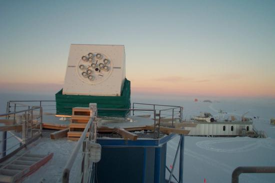 APOD: 2001 May 1 – Antarctica Hears Little Normal Matter in the Big Bang