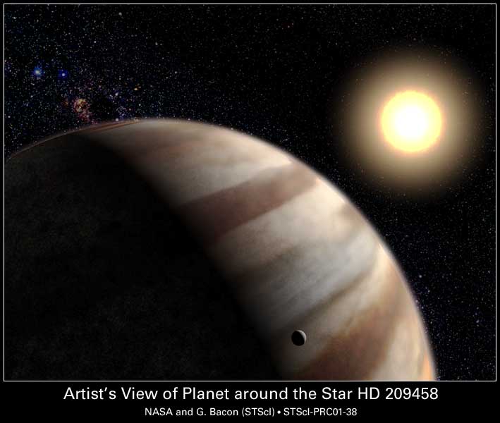 APOD: 2001 November 28 – Extra Solar Planetary Atmosphere Detected